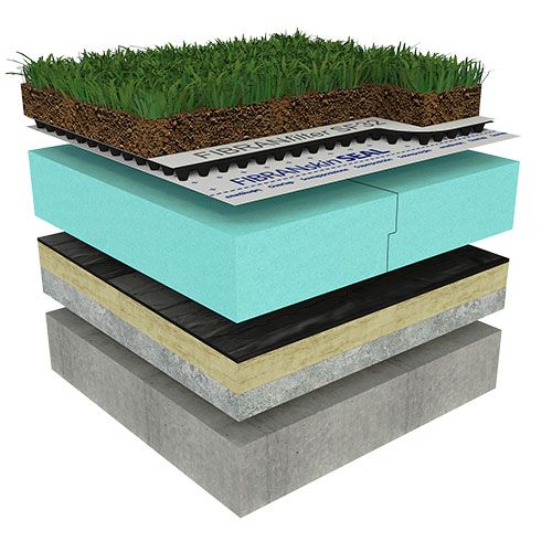 Semi-intensive Green Flat Roof - PLUS